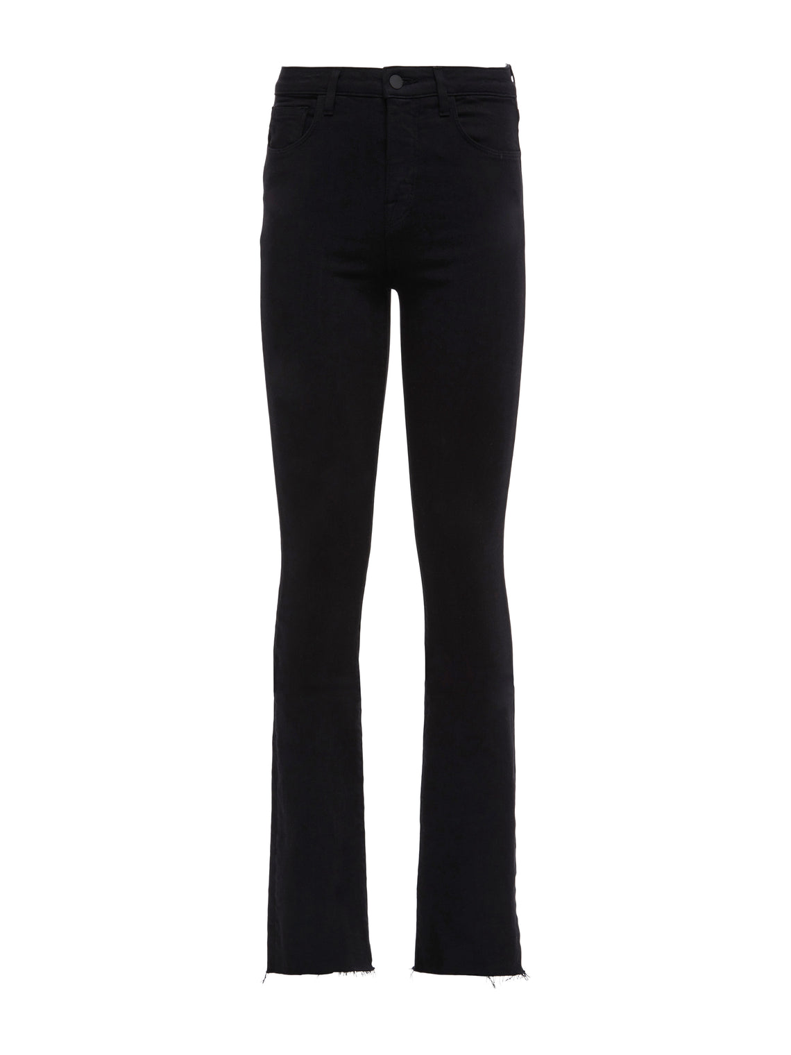 L'AGENCE Ruth High-Rise Straight-Leg Jean in Black