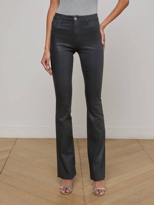 Ruth Coated Straight-Leg Jean
