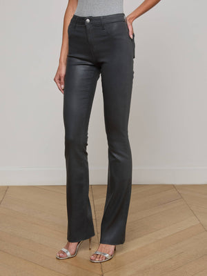 Ruth Coated Straight-Leg Jean