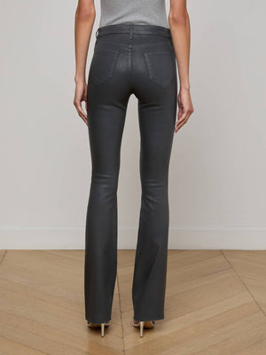 Ruth Coated Straight-Leg Jean