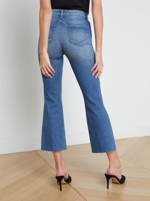 Kendra Cropped Flare Jean