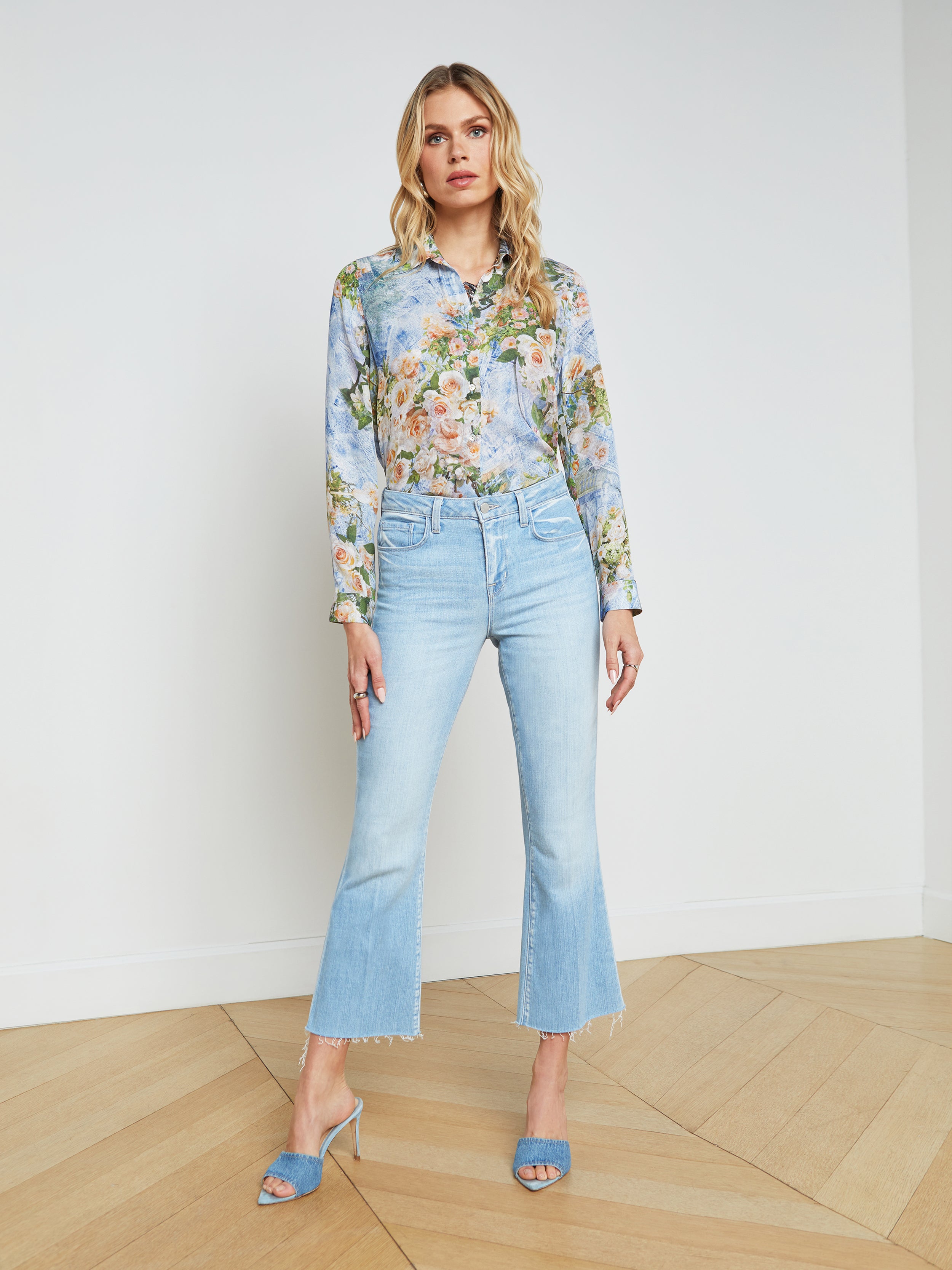 Featured: Kendra Cropped Flare Jean