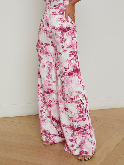 Ivy Satin Wide-Leg Pant coming soon L'AGENCE