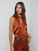 Emmy Sleeveless Silk Blouse blouse L'AGENCE   