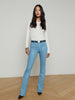 Selma Coated Bootcut Jean jean L'AGENCE