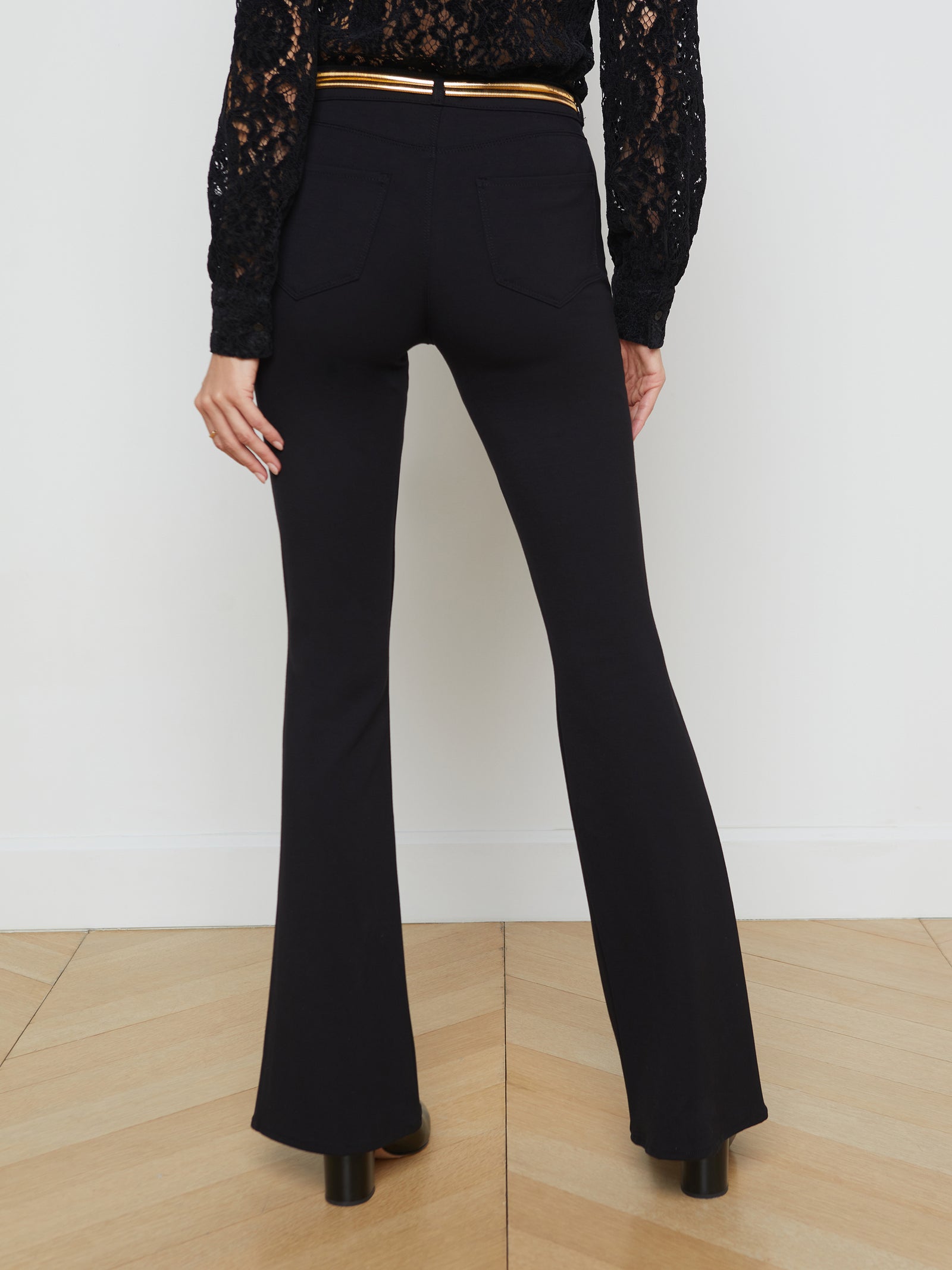 L'AGENCE Marty Pant In Black