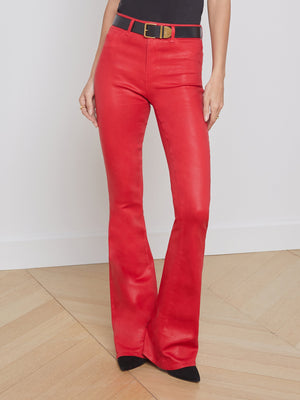 Marty Coated Flare Jean