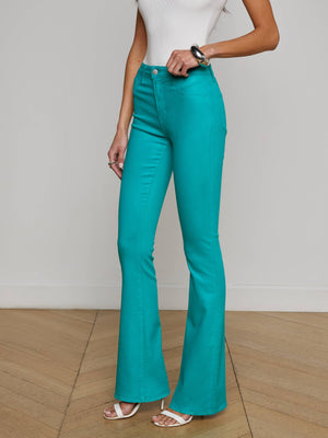 Marty Coated Flare Jean