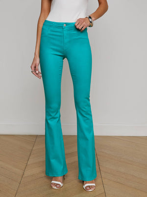 Marty Coated Flare Jean