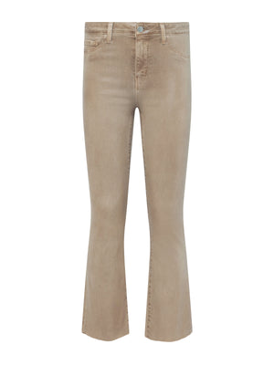 Kendra Coated Cropped Flare Jean jean L'AGENCE   