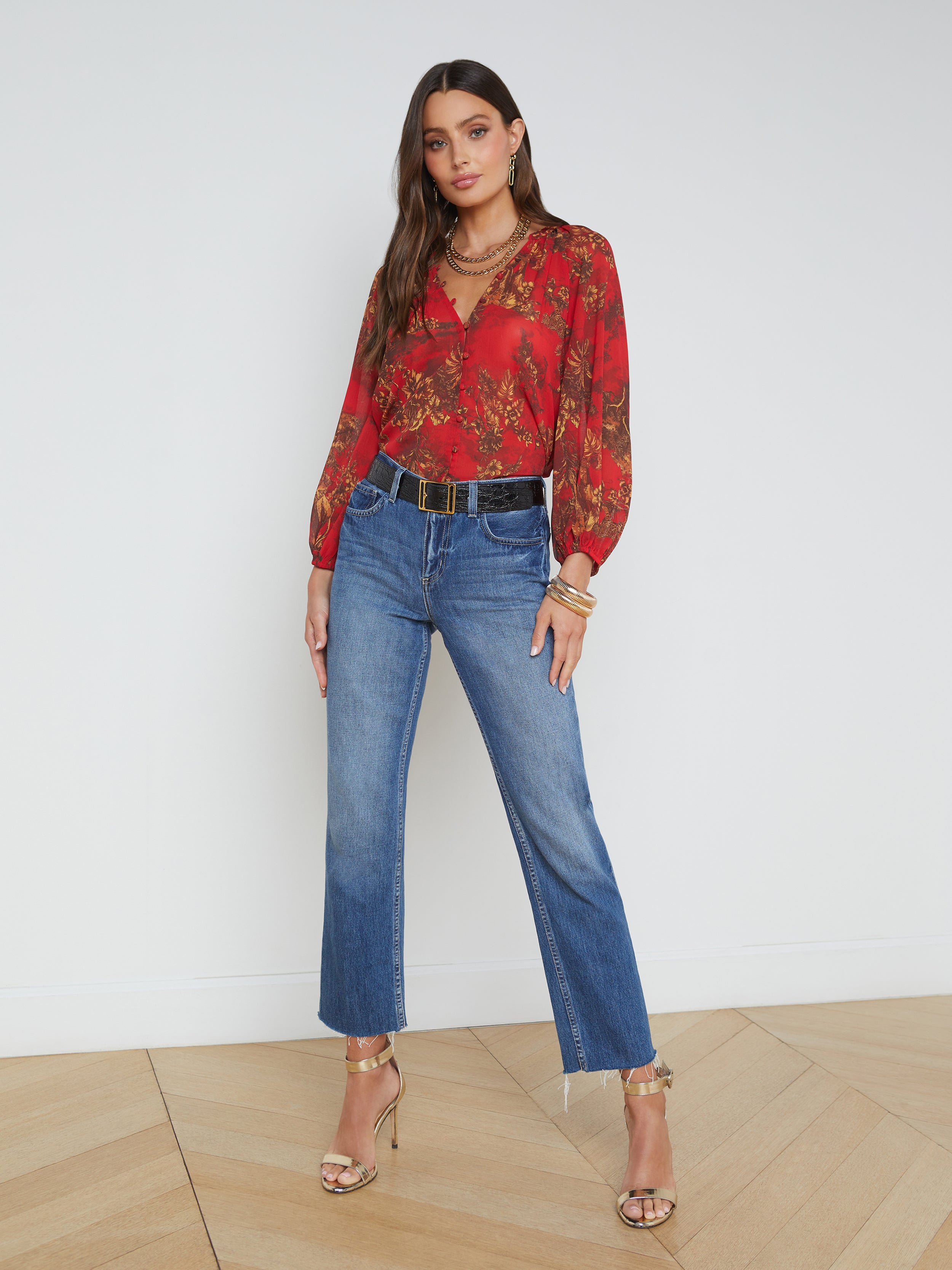 Featured: Milana Slouchy Stovepipe Jean