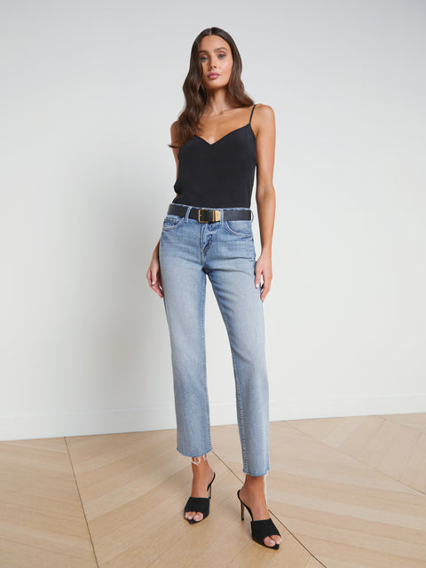 Milana Slouch-Fit Stovepipe Jean