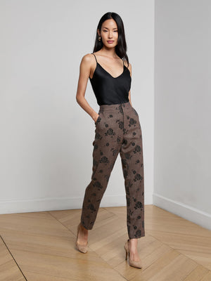 Rebel Flocked Trouser