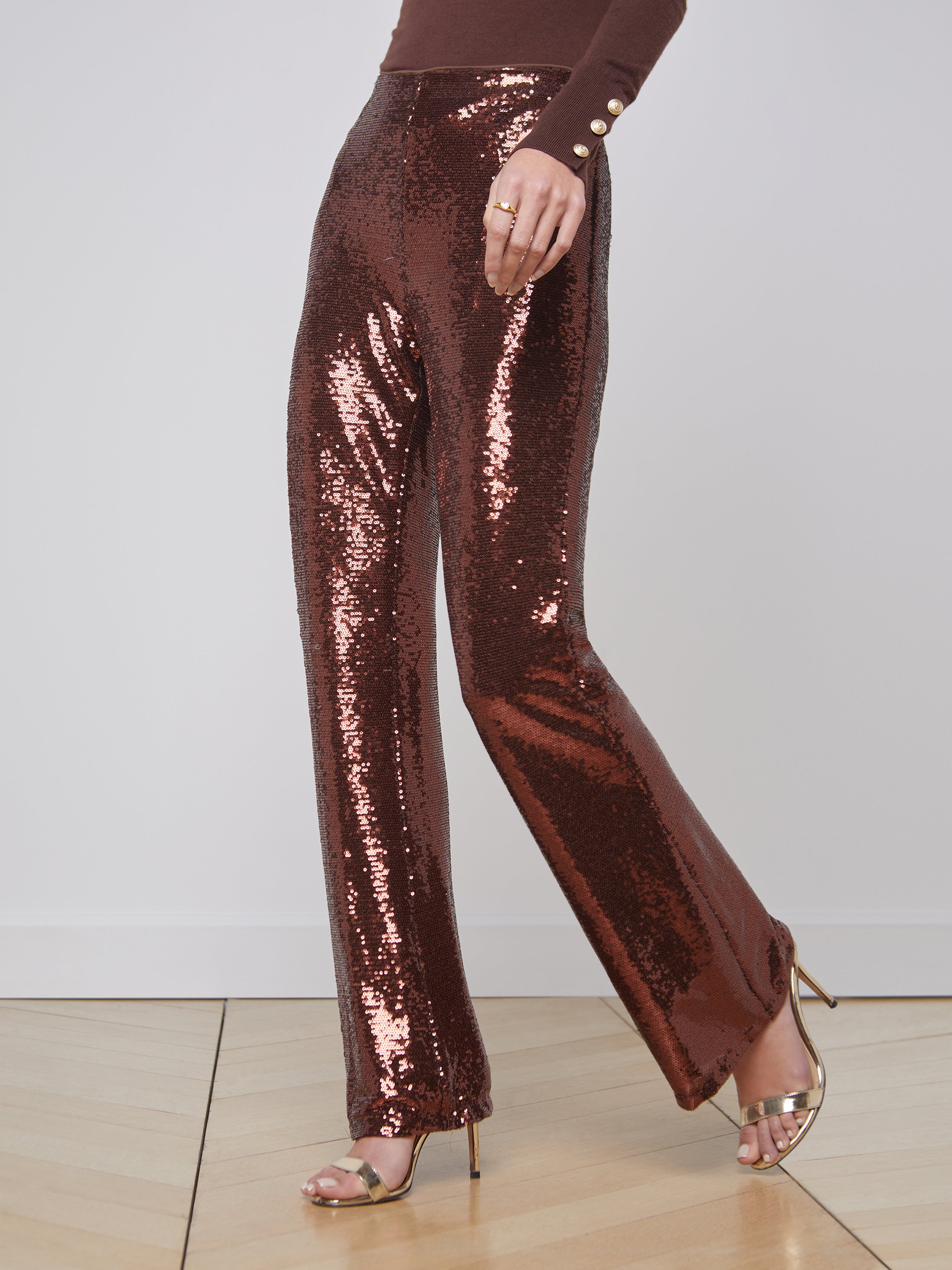 L'AGENCE Honor Pant in Bronze