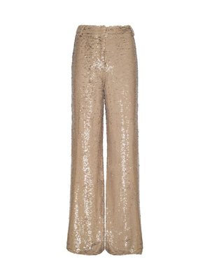 Gavin Sequin Wide-Leg Pant