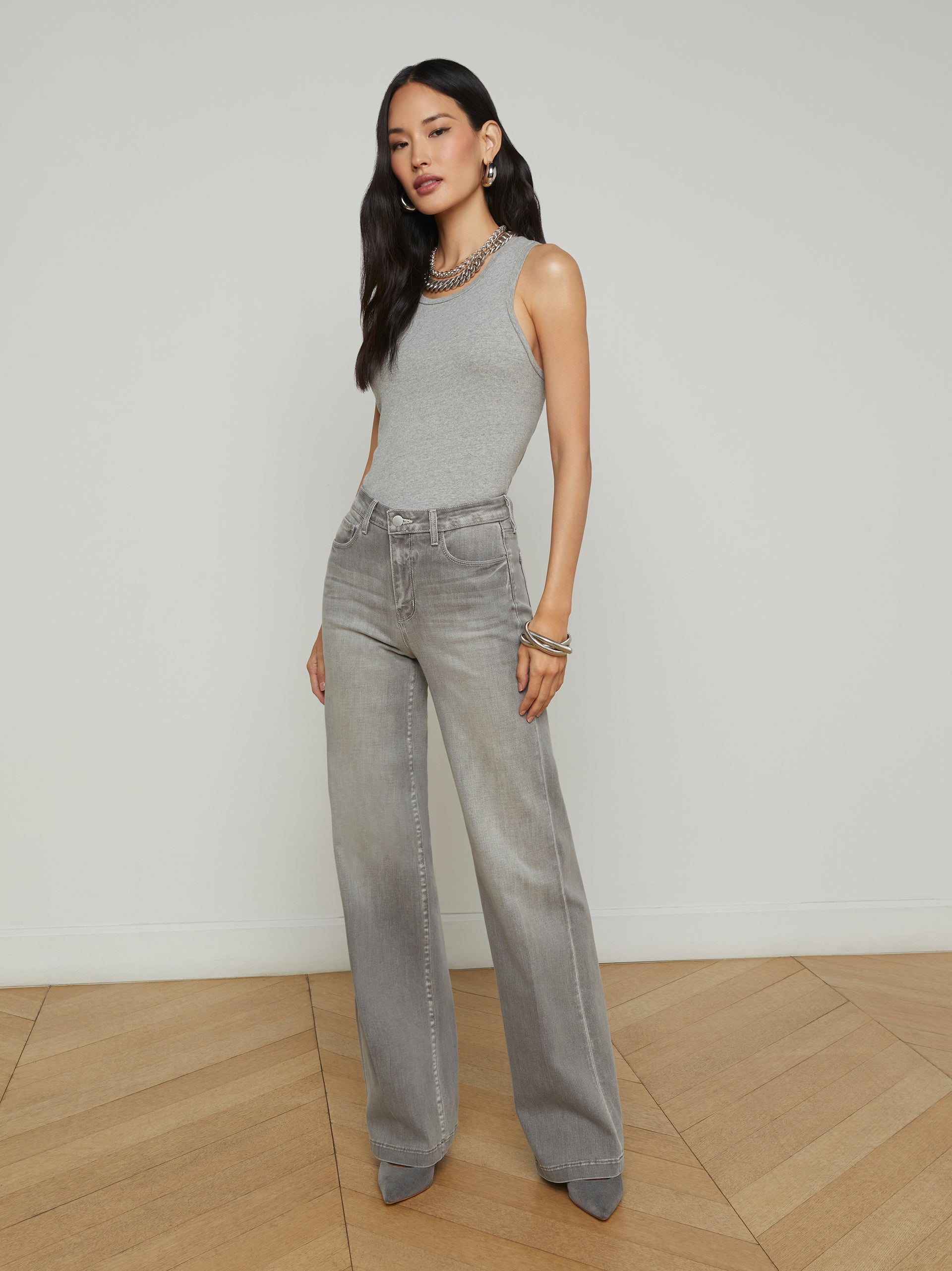 Clayton Wide-Leg Jean jean L'AGENCE