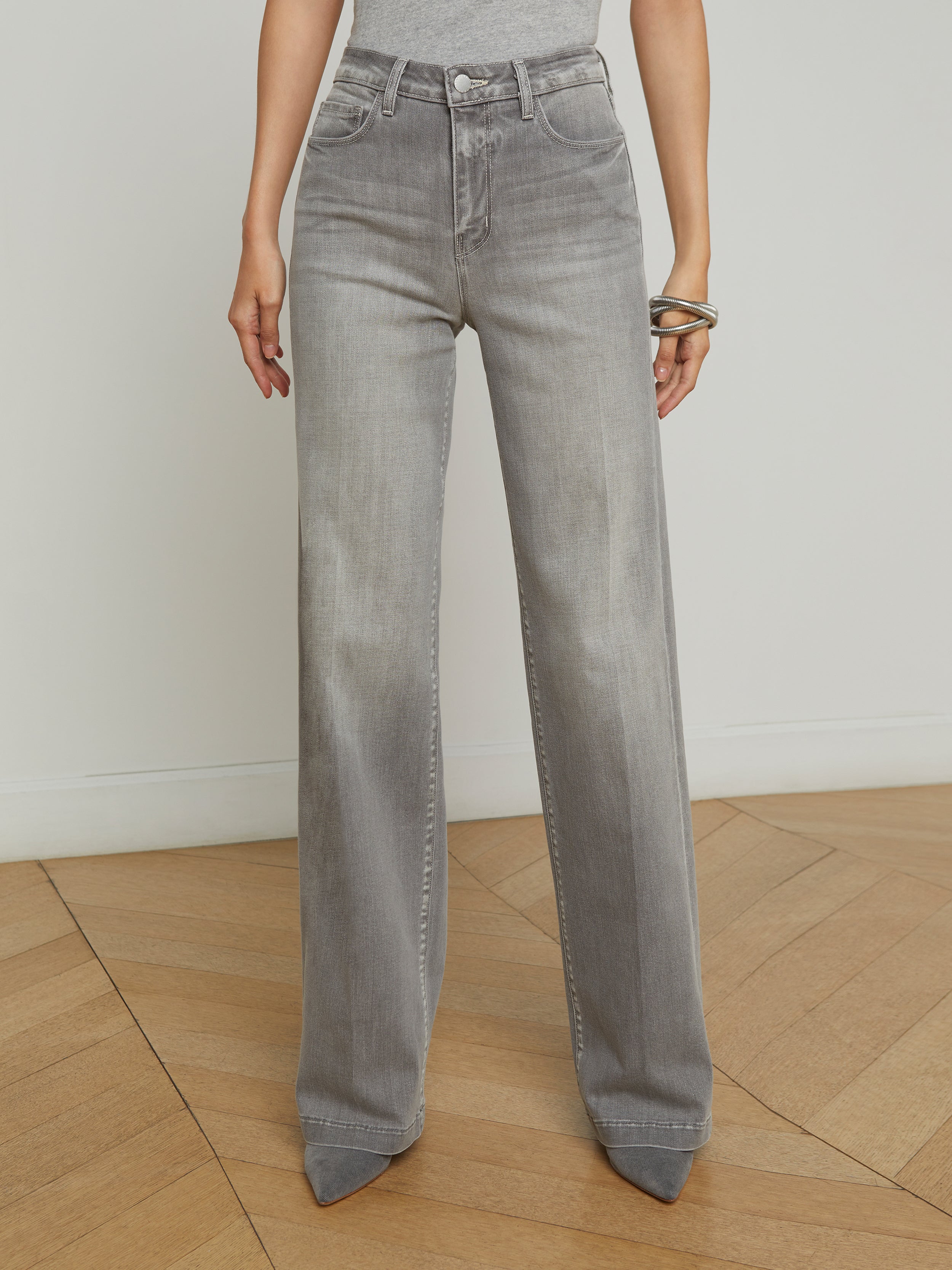 Clayton Wide-Leg Jean jean L'AGENCE