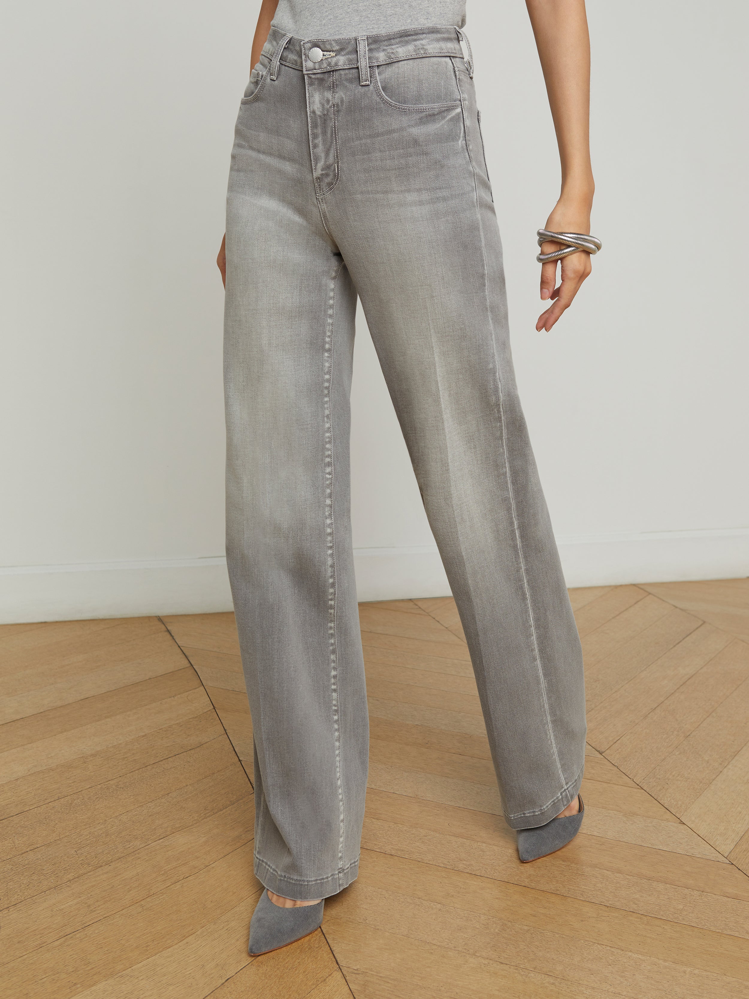 Clayton Wide-Leg Jean jean L'AGENCE