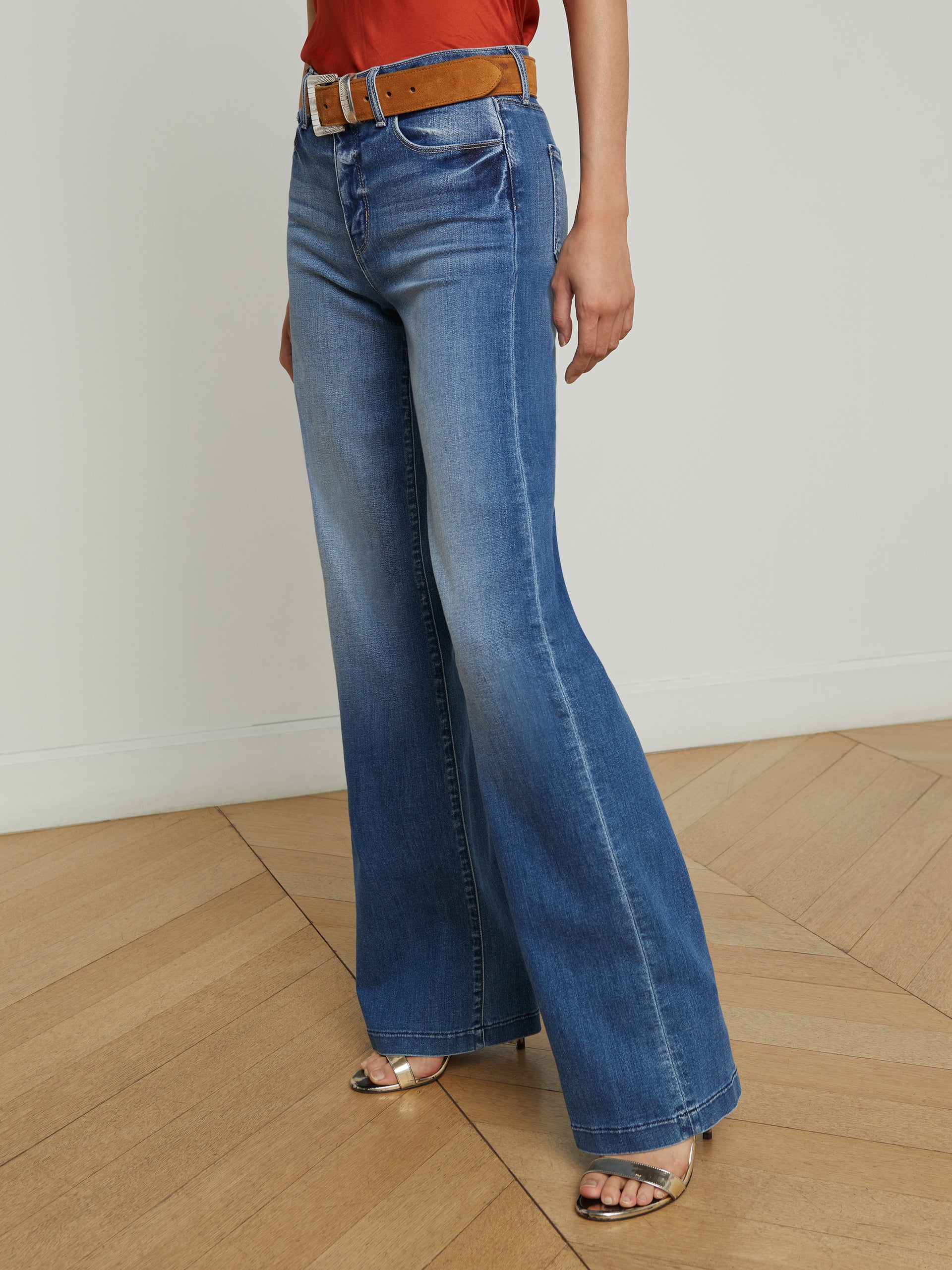 Clayton Wide-Leg Jean jean L'AGENCE