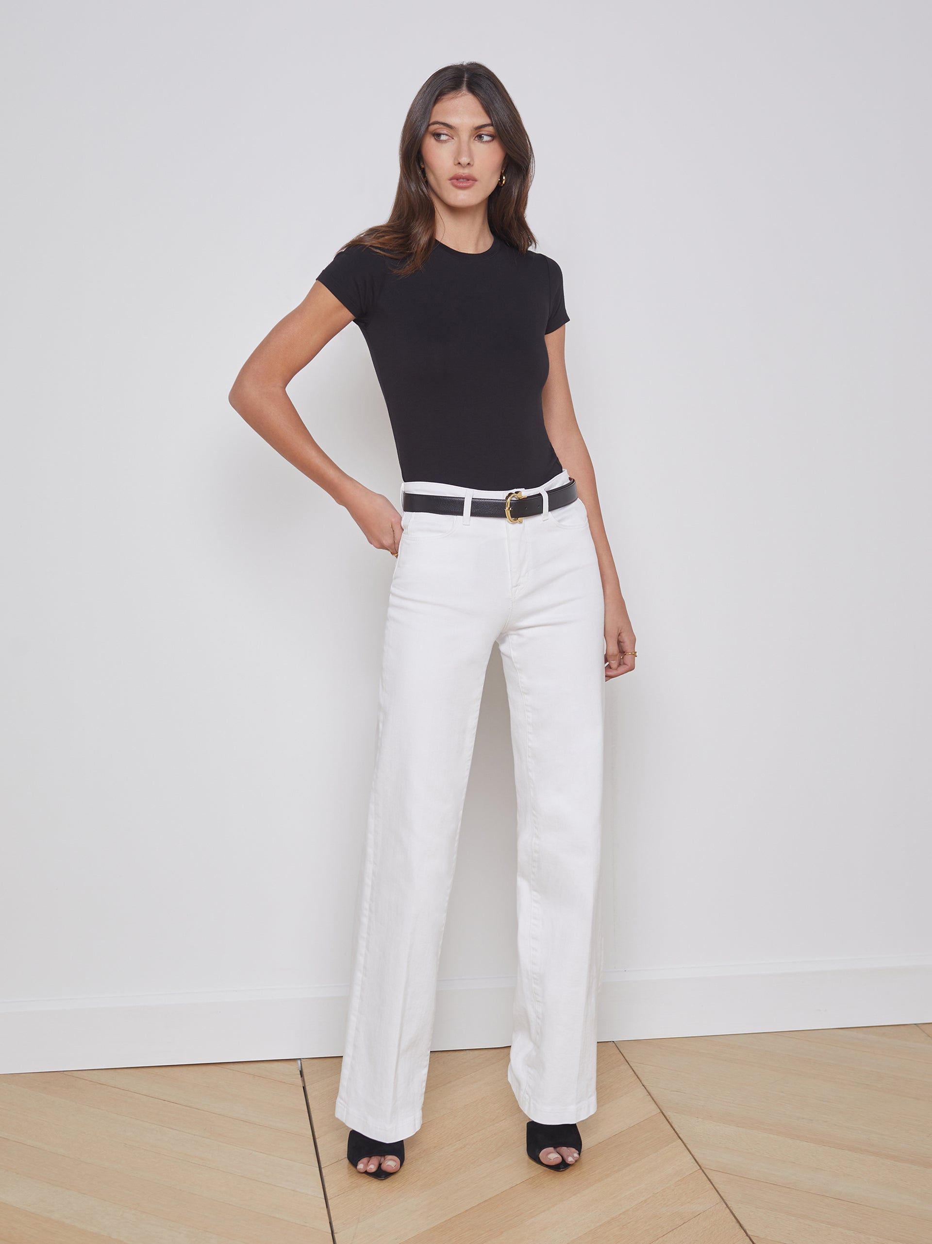 Clayton Wide-Leg Jean jean L'AGENCE   