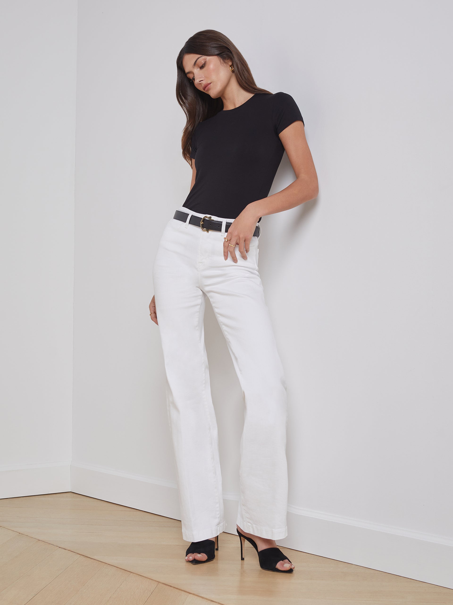 Clayton Wide-Leg Jean jean L'AGENCE   