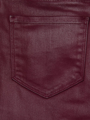 Clayton Coated Wide-Leg Jean
