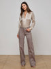 Clayton Coated Wide-Leg Jean