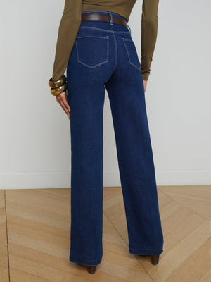 Clayton Wide-Leg Jean jean L'AGENCE Sale