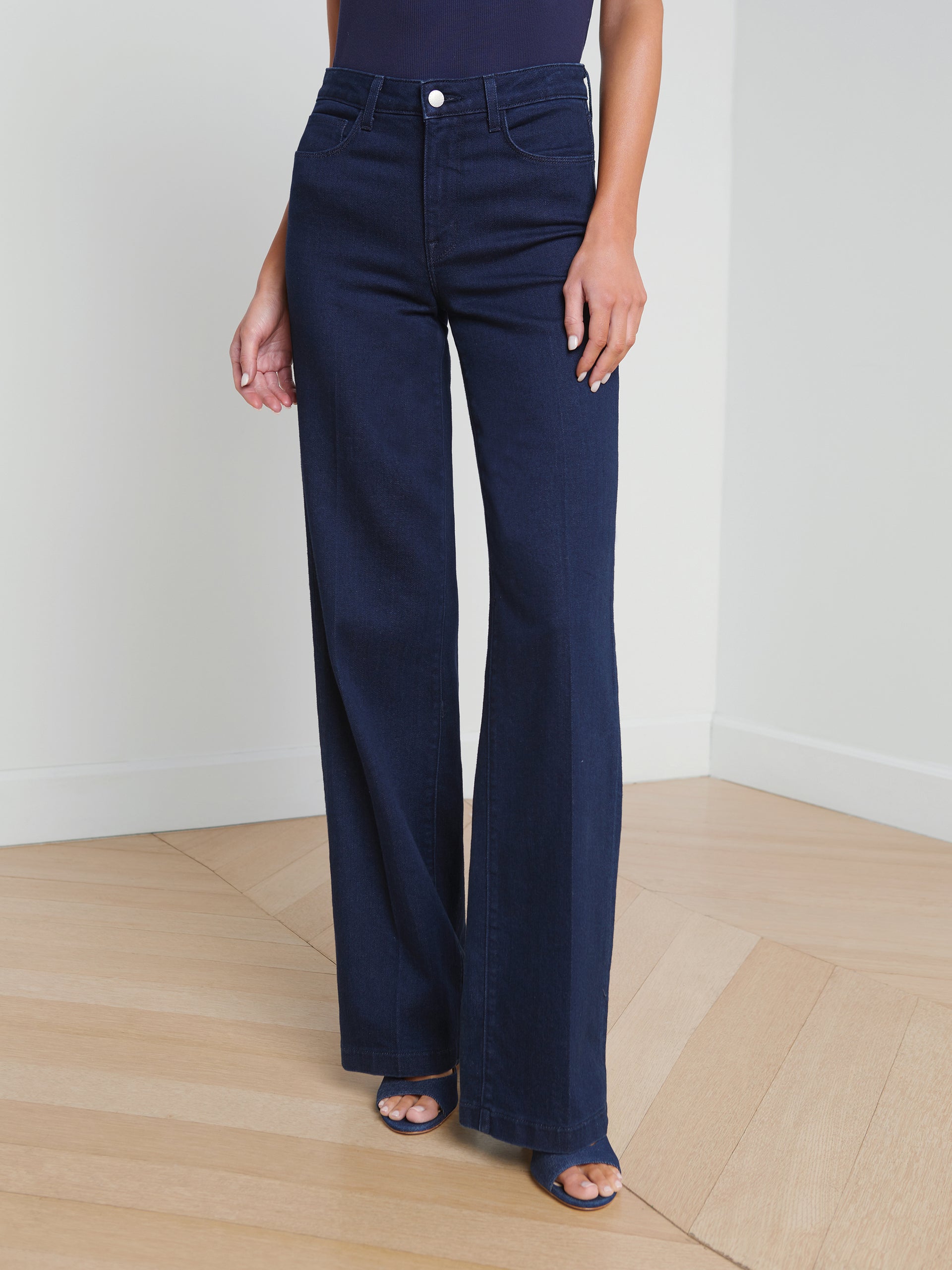 Clayton Wide-Leg Jean jean L'AGENCE   