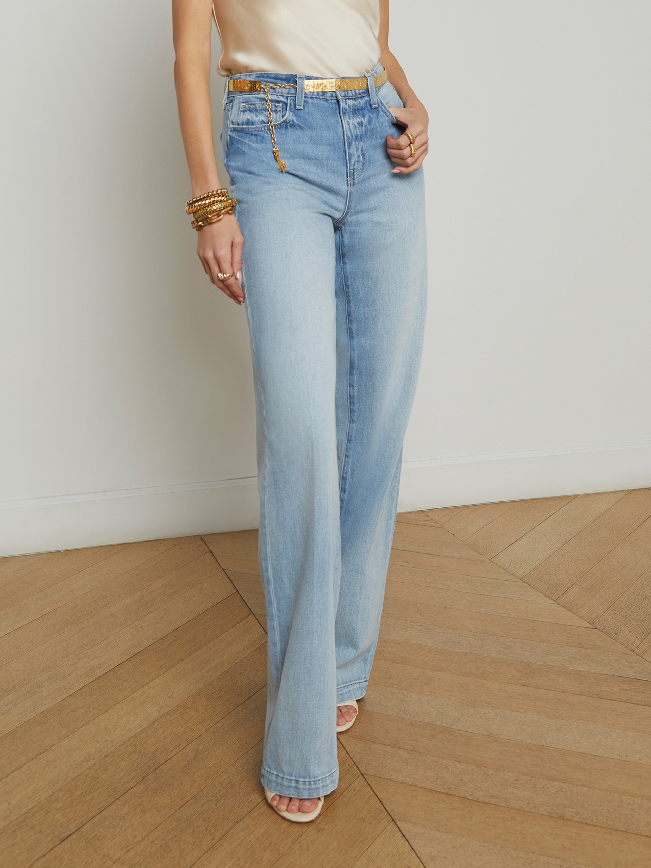 Clayton Wide-Leg Jean jean L'AGENCE