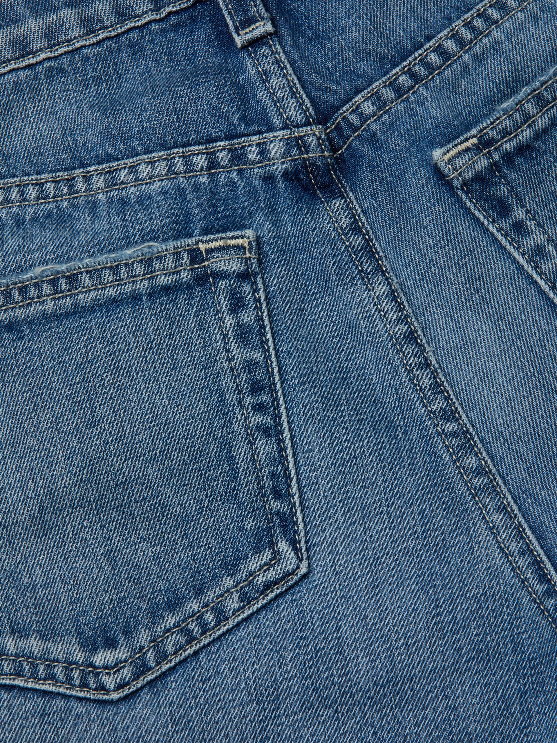 Elise Denim Bermuda Short short L'AGENCE