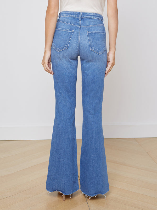 Sera Sneaker Flare Jean jean L'AGENCE   