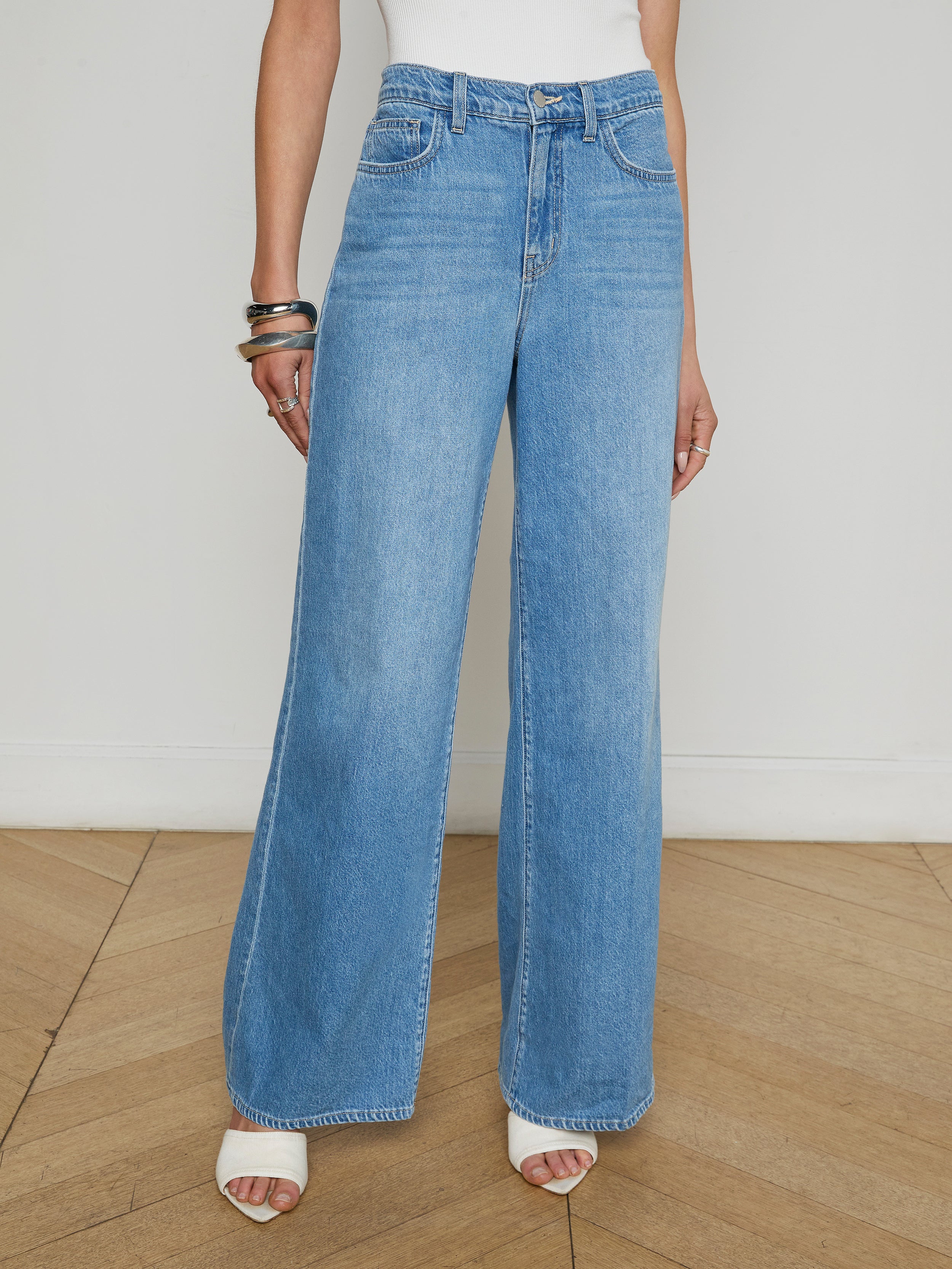 Alicent Wide-Leg Jean jean L'AGENCE