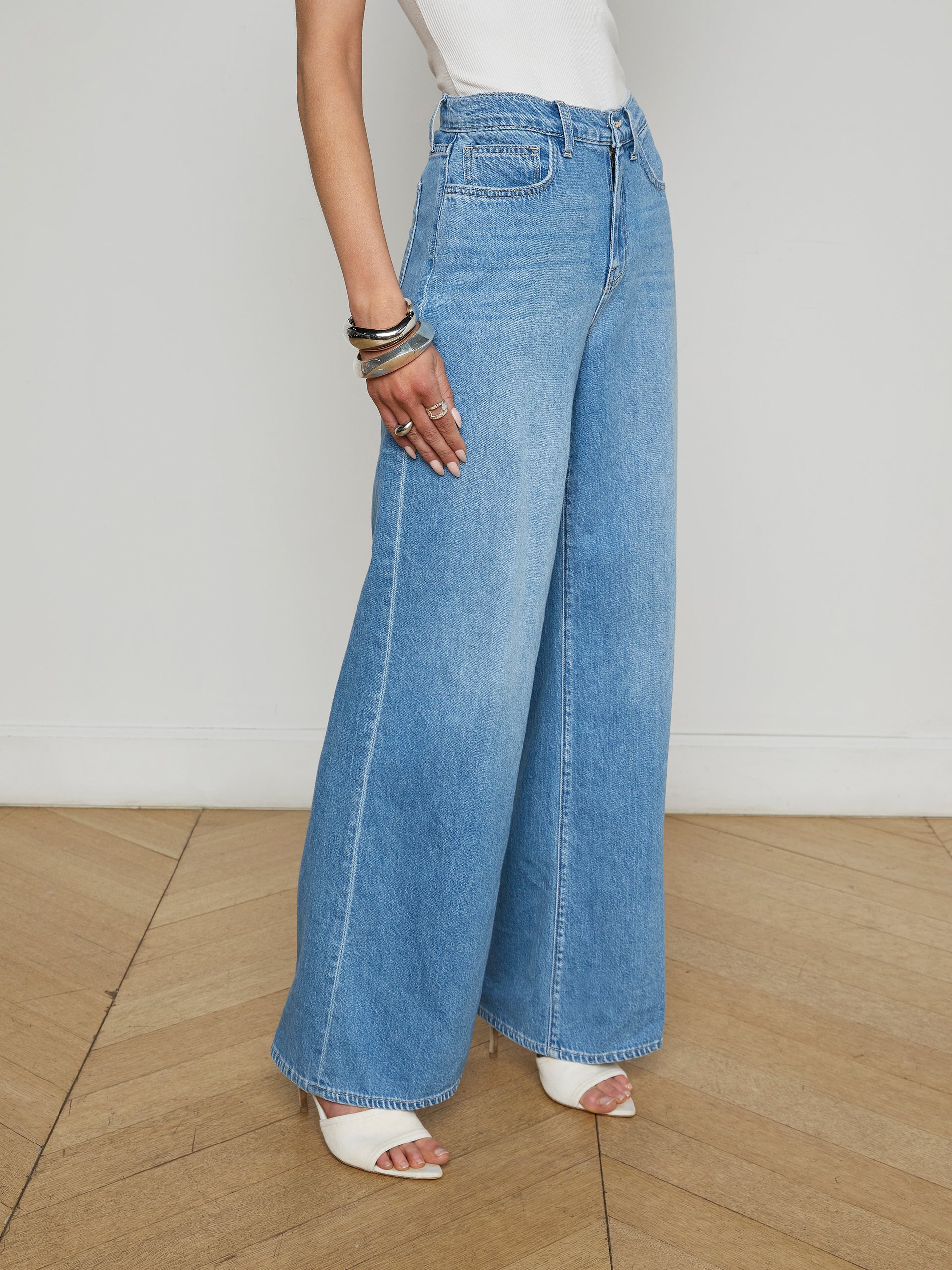Alicent Wide-Leg Jean jean L'AGENCE