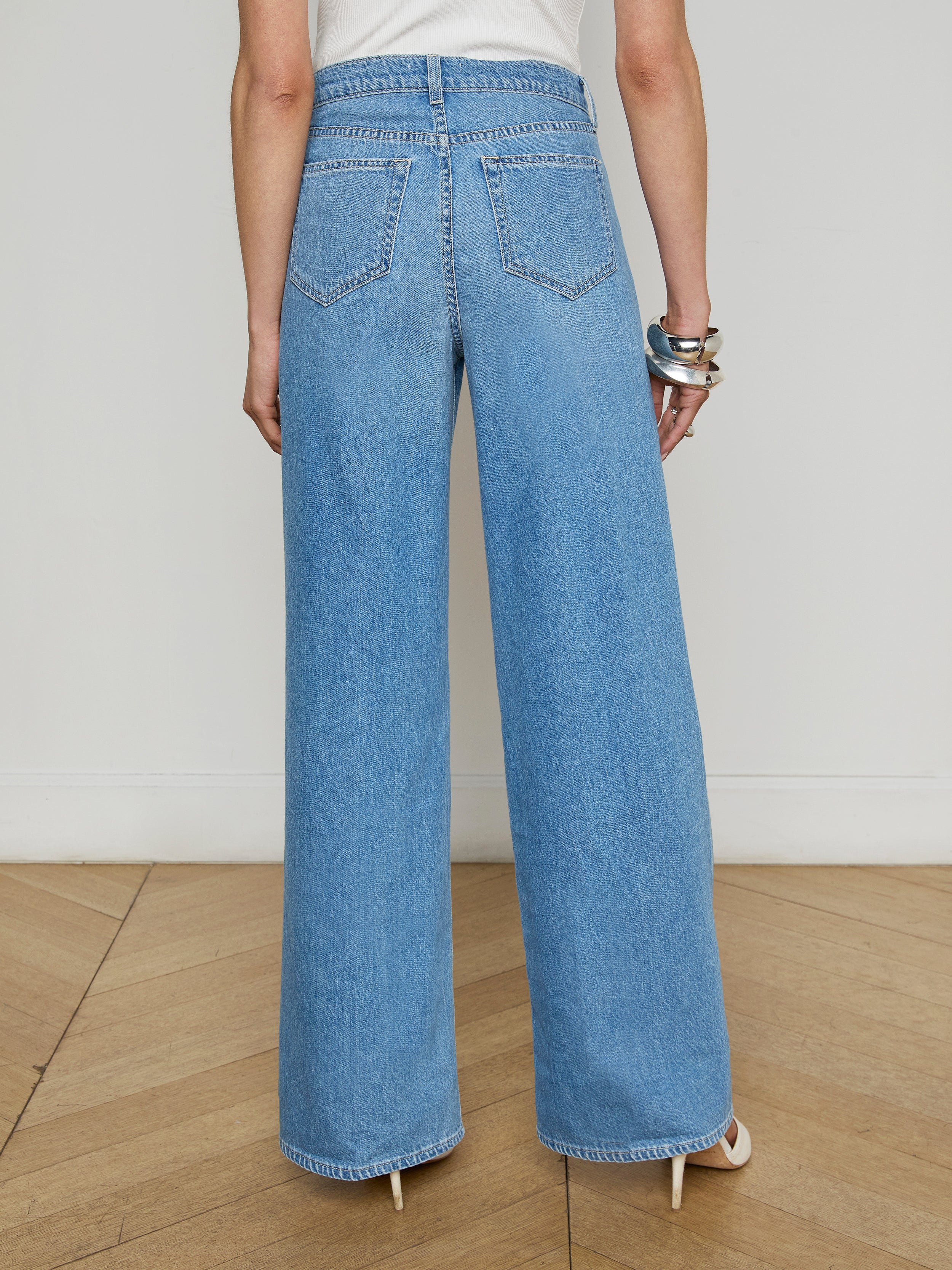 Alicent Wide-Leg Jean jean L'AGENCE