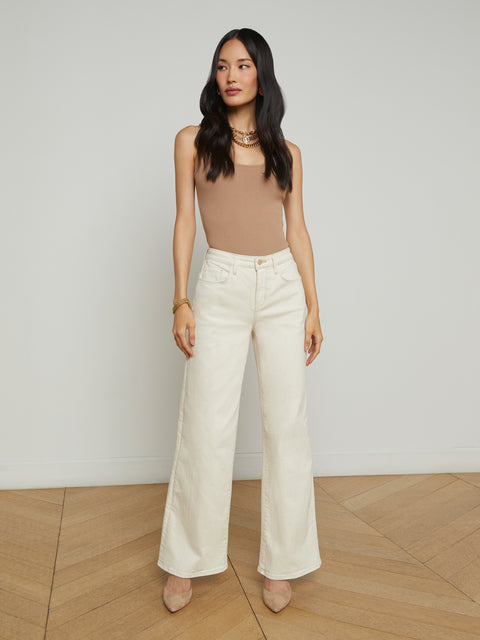 Alicent Wide-Leg Jean jean L'AGENCE