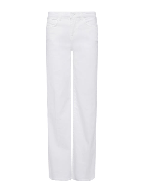 L'AGENCE - Alicent High-Rise Wide-Leg Jean in Blanc