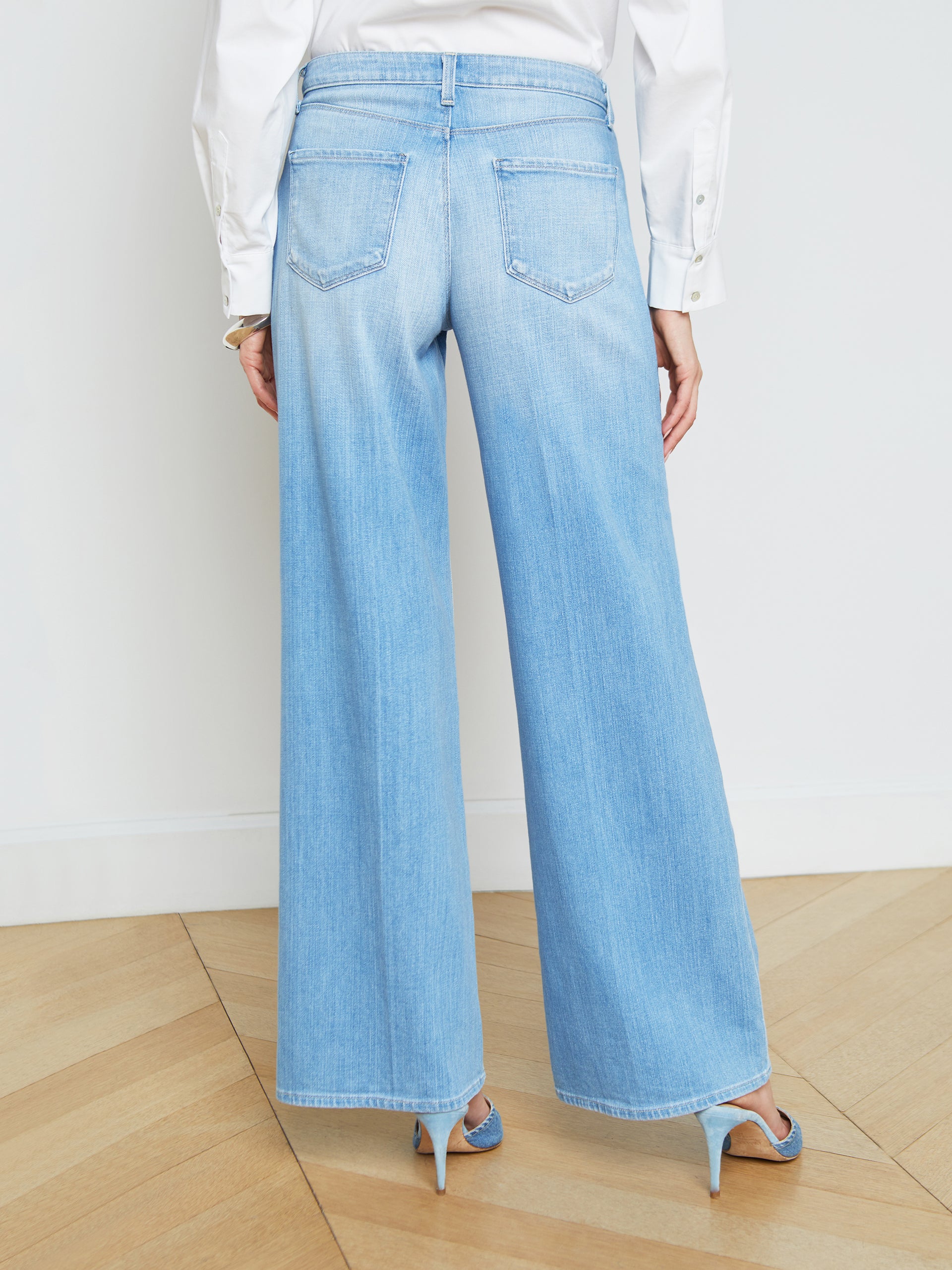 Alicent Wide-Leg Jean jean L'AGENCE Sale   