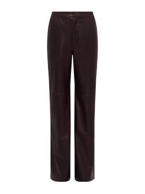 Livvy Leather Trouser pant L'AGENCE Sale