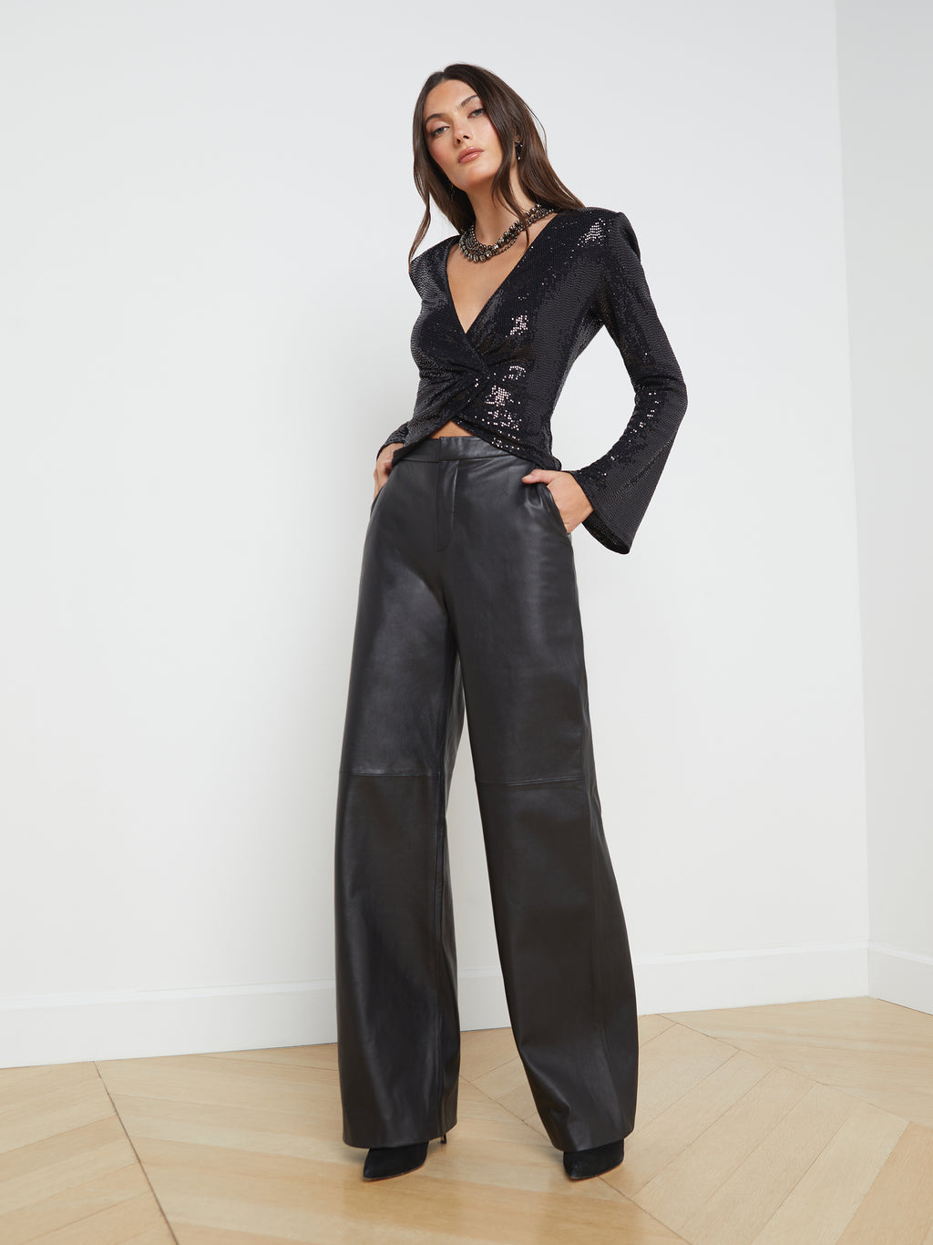 Women's Elegant Leather Jackets & Clothing | L'AGENCE