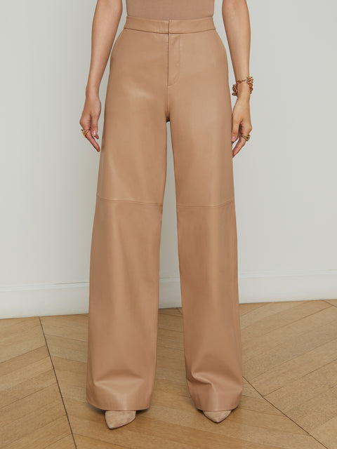 Livvy Leather Trouser pant L'AGENCE