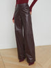 Livvy Leather Trouser trouser L'AGENCE   