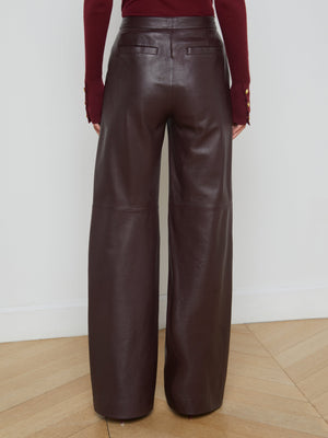 Livvy Leather Trouser pant L'AGENCE Sale
