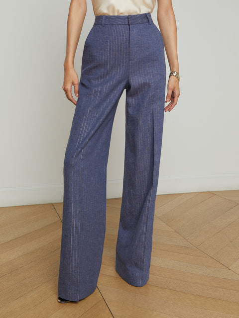 Livvy Pinstriped Trouser trouser L'AGENCE