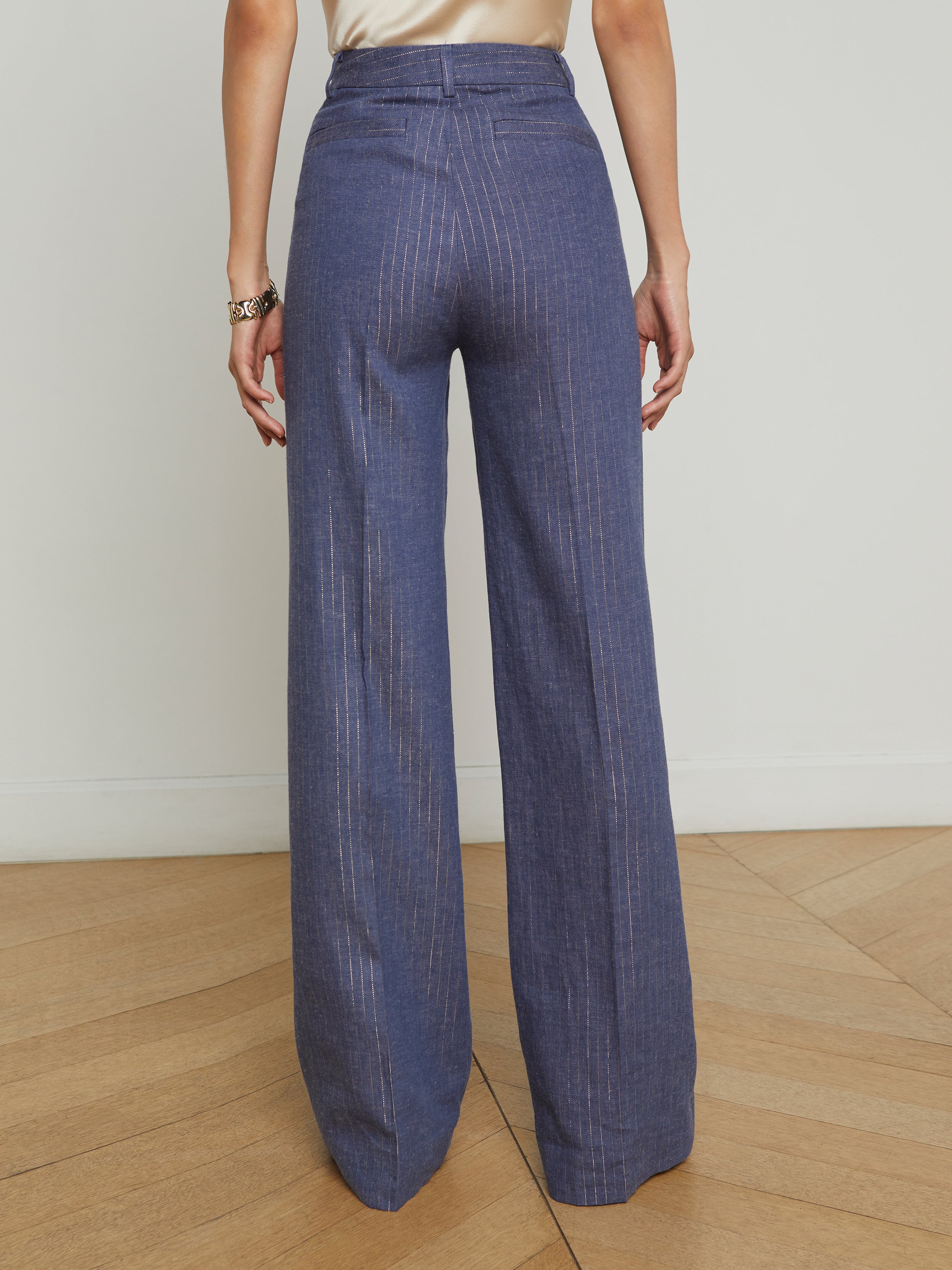 Livvy Pinstriped Trouser trouser L'AGENCE