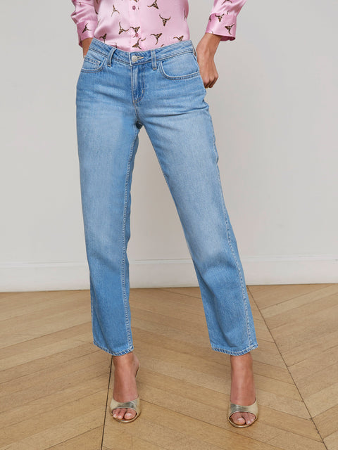 Nevia Slouchy Straight-Leg Jean jean L'AGENCE