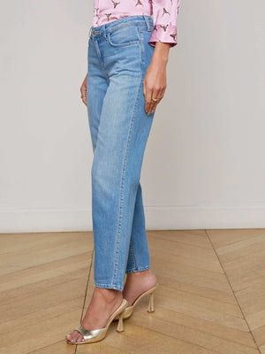 Nevia Slouchy Straight-Leg Jean jean L'AGENCE