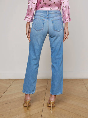 Nevia Slouchy Straight-Leg Jean jean L'AGENCE