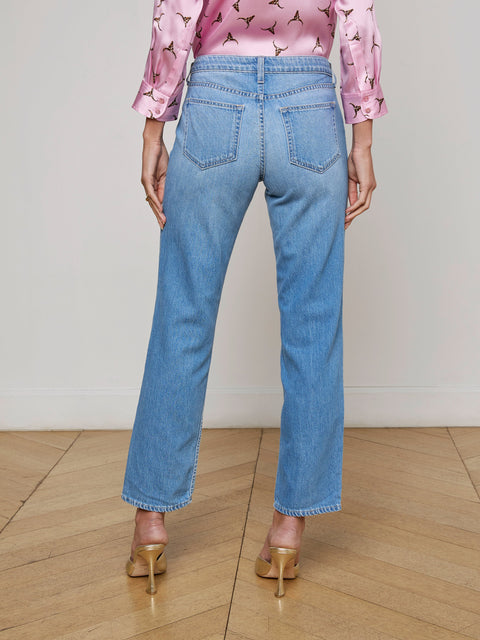 Nevia Slouchy Straight-Leg Jean jean L'AGENCE
