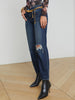 Nevia Slouchy Straight-Leg Jean jean L'AGENCE Sale